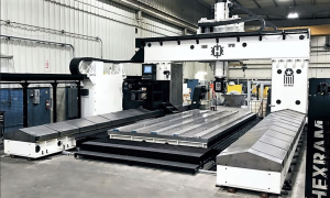 Hexram MP 1024 CNC 5-Axis Double Column Bridge Type Portal Milling Machine – Year 2018