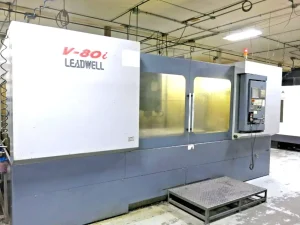 LEADWELL V-80i CNC Vertical Machining Center Large Table – Year 2010