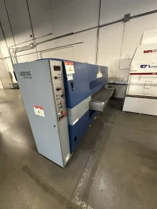 Lissmac SBM-M 1500 S2-60 Deburring Machine Double-Sided Edge Rounding with Midwest Sandright Wet Dust Collector – Year 2011