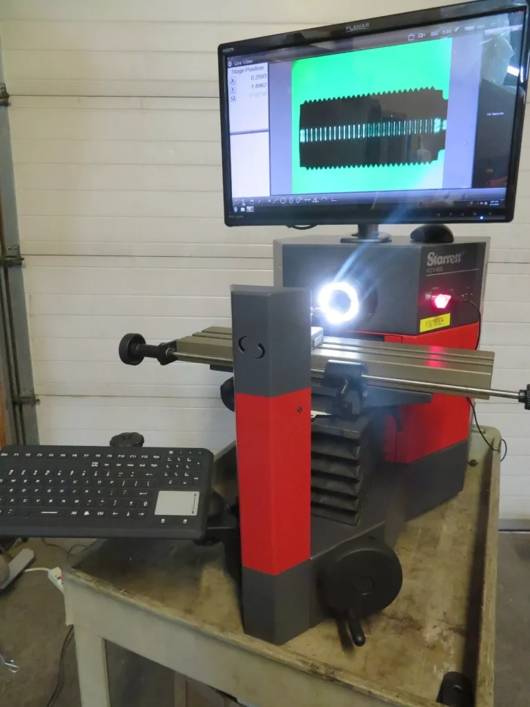 From Factory Floor to Your Workshop: Evaluating a Pre-Owned , Used , Secondhand, Surplus CNC Machines Before Purchase Starrett HDV400-M3-2LED Horizontal Digital Video System Comparator