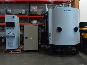 Bühler Leybold Optics SYRUS 1350 LC III Ophthalmic Optical Coating Machine with Cryochiller