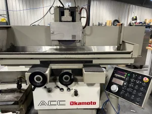 Okamoto ACC-12-24DX Surface Grinder with Kanetsu 12×24 Fine Pole Chuck
