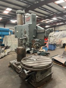 American Hole Wizard Radial Arm Drill Power Rotary Table 11 Inch Column