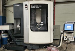 DMG DMU 80 eVO CNC 5-Axis Simultaneous Vertical Machining Center – Year 2015