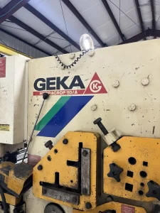 GEKA HYDRACROP 110/A Ironworker 110 Ton – Year 2002