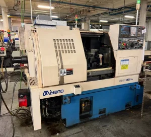 Miyano BND-42S5 CNC Lathe with IEMCA Bar Feeder – Year 1997