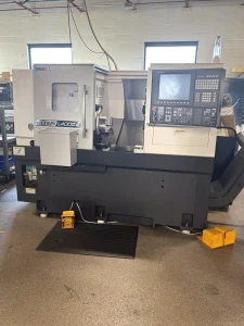 OKUMA Genos L400II-e CNC Turning Lathe with Tailstock Parts Catch – Year 2024
