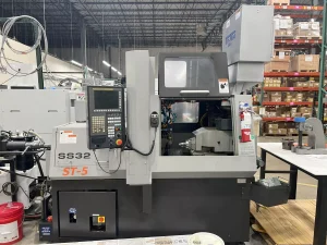 Tsugami SS32 CNC SWISS Turning Center Lathe with FMB Barfeed – Year 2010
