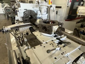 Warner & Swasey 2A Square Head Saddle Type Turret Lathe with 3-3/4 inch Hole