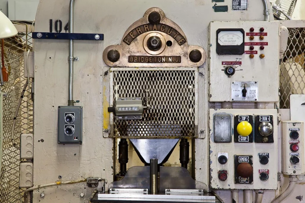 What is Mint Standard Minting Coining Press?