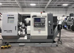 OKUMA SIMUL TURN LU300-M CNC Turning Center – Year 2008