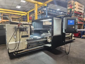 American UniTurn 4025W CNC Flat Bed Lathe Completely Re-Manufactured 2009