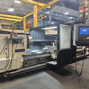 American UniTurn 4025W CNC Flat Bed Lathe Completely Re-Manufactured 2009