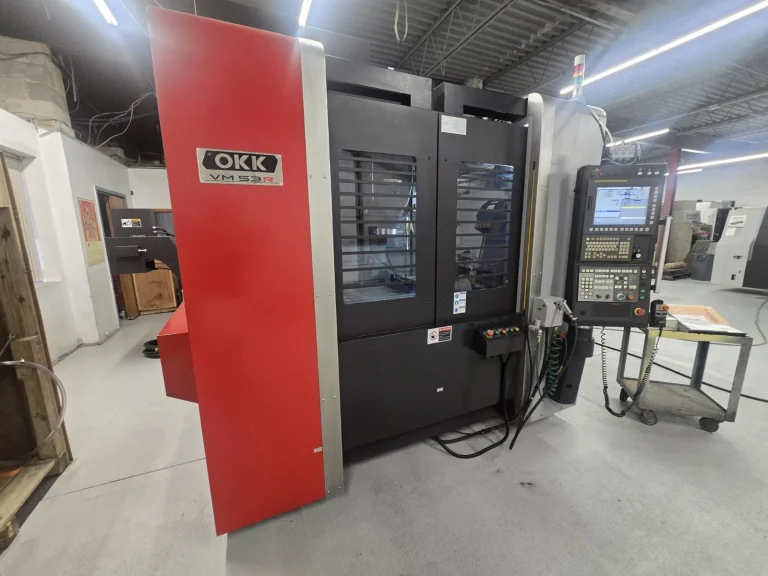 From Factory Floor to Your Workshop: Evaluating a Pre-Owned , Used , Secondhand, Surplus CNC Machines Before Purchase OKK VM 53R CNC Vertical Machining Center Heavy Duty Gear Head  made in Japan