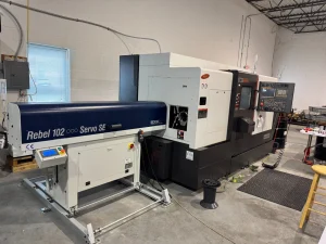 Samsung SMEC SL 2500BSY CNC Turning Center with Edge Rebel 102 Servo SE Bar Feed – Year 2017