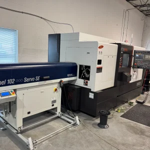 Samsung SMEC SL 2500BSY CNC Turning Center with Edge Rebel 102 Servo SE Bar Feed - Year 2017