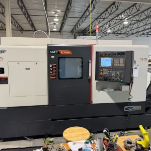 Samsung SMEC SL 2500BSY CNC Turning Center with Edge Rebel 102 Servo SE Bar Feed - Year 2019