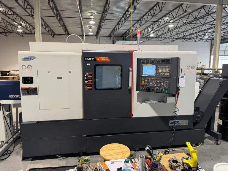 Avoid Costly Mistakes: Professional Tips for Purchasing a Pre-Owned, Surplus, Second-Hand, Used Samsung SMEC SL 2500BSY CNC Turning Center with Edge Rebel 102 Servo SE Bar Feed made in South Korea