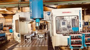 Forest Line Seramill 240T CNC 5-Axis Gantry Double Column Bridge Type Milling Machine – Year 2000