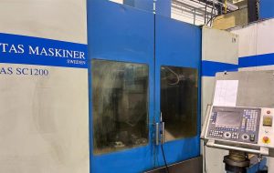 GOS-TAS MASKINER AB GOSTAS SC1200 CNC Vertical Lathe – Modernization 2008