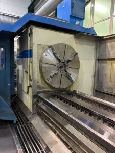 GOS-TAS MASKINER AB GOSTAS SNG 1400 X 12200 CNC Heavy-Duty C-Axis 12.2 Meters Flat Bed Lathe – Modernization 2013