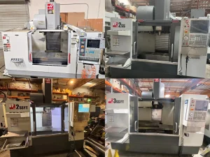 HAAS VF 3SSYT + HAAS VF 2SSYT + HAAS VF-2SS + HAAS VF-3B Total 4 HAAS VMC Machines