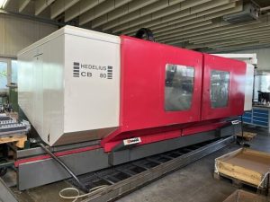 Hedelius CB 80 CNC Travelling Column Machining Center – Year 2001