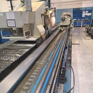 METEX Group GmbH SAXW 1250x8000 CNC Roll Grinding Machine 8 Meters - Year 2005