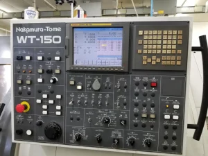 Nakamura Tome WT-150 CNC Turning Center with IEMCA Boss 547/37 Bar Feeder – Year 2003