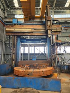 QIQIHAR Heavy CNC Equipment Company DVT 40×20/32A CNC Double Column Vertical Lathe – Year 2008