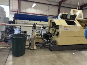 Star KJR-25 Automatic CNC Swiss Lathe with Bar Feeder – Year 1991