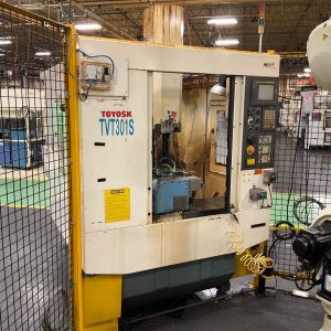 TOYOSK TVT301S + TOYOSK TVT313M1 + MECTRON MTV-T351A + TAKISAWA T-200 + TAKISAWA TCC-1000GL2 Total 14 CNC Vertical VMC Machines