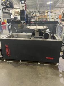 Titan Force 1600 Small Hole EDM Drill Tilting Drill Head 6-Axis Rotary – Year 2023