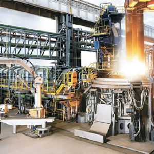 Used 1650mm Hot Strip Rolling Mill Year 2009 + Twin 160-ton Danieli Electric Arc Furnaces EAF – 3 Million Tons/Year Steel Plant