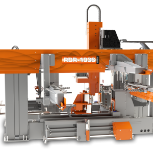 APS Europe RDR-1036 + Band Saw RS-1300 Automatic Drill-Saw Machine Feed Length 24 Meters - Year 2019