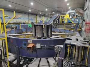 Bonak Tube Mill Line with Thermatool Solid State HF Welder PT Cold Saw Complete System  with Extensive Tooling