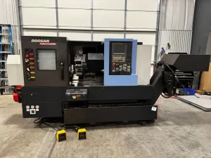 Doosan Puma GT2100MB CNC Turning Center with LNS Quick Load Servo 80 S2 Bar Feeder – Year 2015
