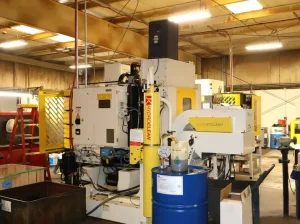 FANUC ROBODRILL ALPHA D21MIB5 CNC Tapping Center – Year 2019 with TSUDAKOMA TWA-130 K-1 5-AXIS TRUNNION Table + FANUC LR MATE 200ID 6-Axis ARTICULATING ARM Industrial Grade Robot