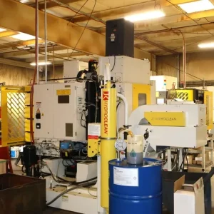 FANUC ROBODRILL ALPHA D21MIB5 CNC Tapping Center - Year 2019 with TSUDAKOMA TWA-130 K-1 5-AXIS TRUNNION Table + FANUC LR MATE 200ID 6-Axis ARTICULATING ARM Industrial Grade Robot