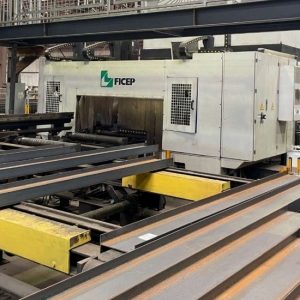 Ficep Complete Beam Line  Including Coper Drill Saw - Year 2015