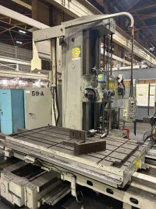 Giddings & Lewis CNC Table Type Horizontal Boring Machine