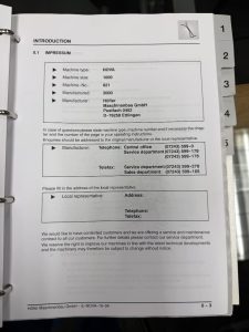 HÖFLER Nova 1000 CNC Generating Gear Grinder – Year 2000