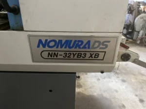 Nomura DS NN-32YB3 XB CNC Swiss Automatic Sliding Head Lathe with EDGE TECHNOLOGIES FMB Turbo 3-38 Bar Feeder – Year 2019