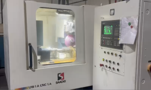 SAACKE UW IIA CNC 5A CNC 5-Axis Tool Grinding Machine Retrofitted for Straight & Helical Hobs in AA CLASS – Year 2000