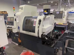SWISTEK AB42 CNC Swiss Lathe Big Bore 7 Axis – Year 2014