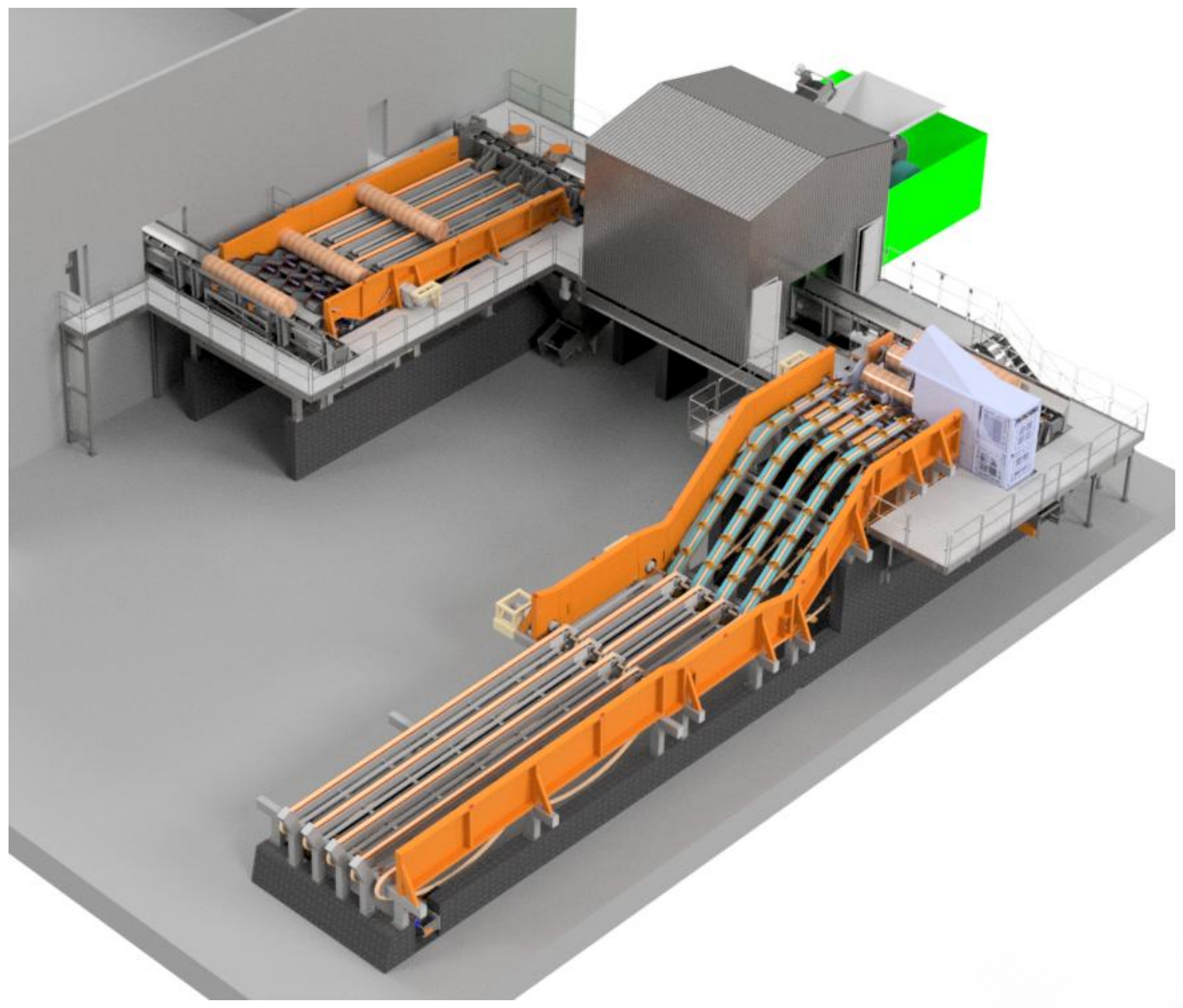 What is Wood Processing Equipment LOGS Feeding Line?