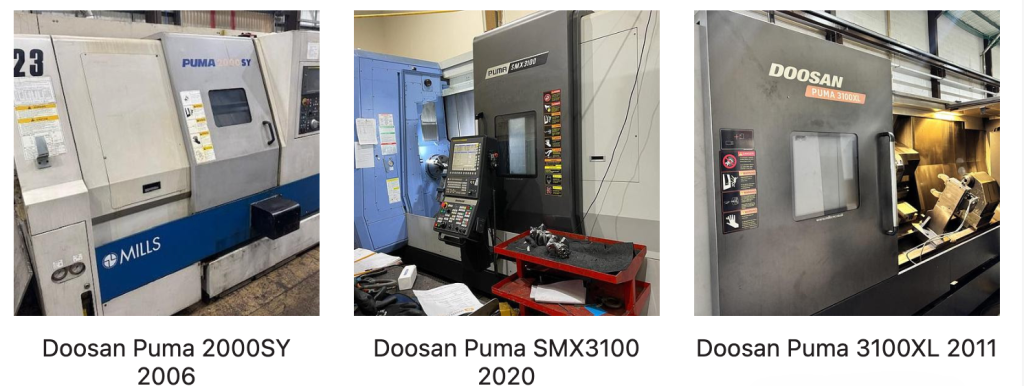 DN SOLUTIONS/DOOSAN CNC Machines in Stock