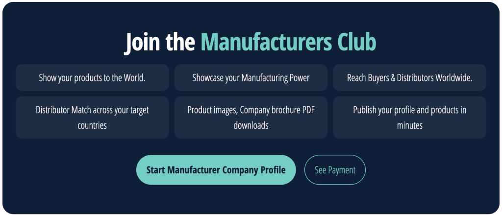 Join the Manufacturers Club