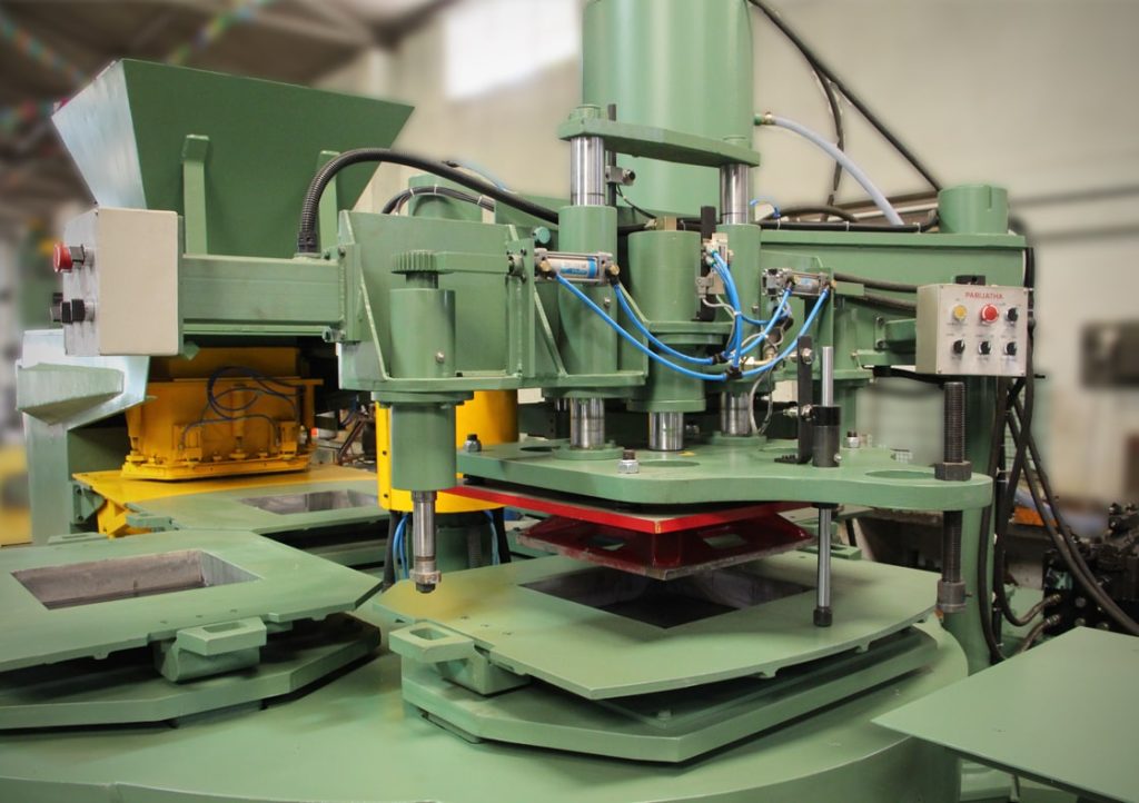 What is a Hermetic Press Paver Block machine used to produce terrazzo tiles, paving blocks and slabs, decorative/grooved tiles?