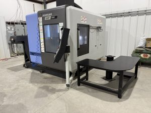 Doosan DVF-5000 CNC 5-Axis Vertical Machining Center with LNS Chip Conveyor – Year 2019